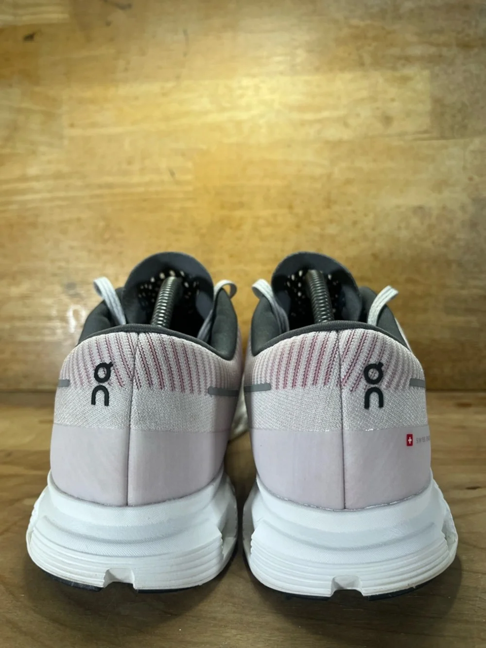 On Cloud 6 Push LIGHTWEIGHT Mens Size 10.5 Running Shoes Sneakers Lavender Red - Picture 5 of 12